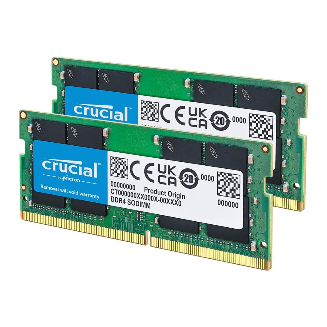 Crucial RAM 16GB Kit (2x8GB) DDR4 3200 MHz CL22 Laptop Memory CT2K8G4SFRA32A