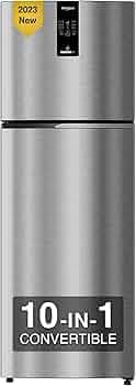 Whirlpool 235 L 3 Star Intellifresh Inverter Frost Free Double Door Refrigerator (IFPRO INV CNV 278 German STEEL(3S)-TL,Grey, 2023 Model)