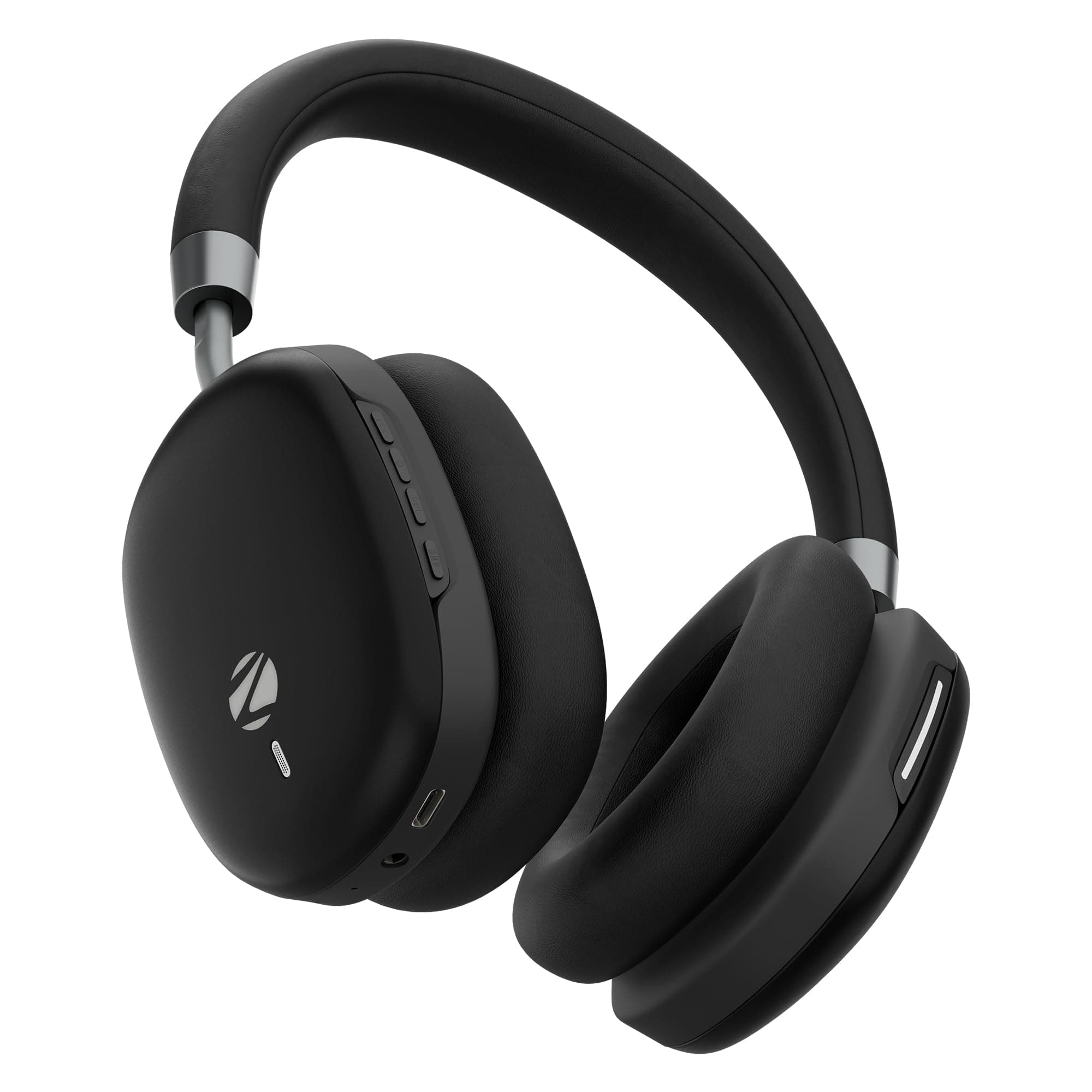 Zebronics Wireless Headphones, Hybrid ANC 48dB, Upto 100Hrs Playback, 40mm Drivers, Dual Mic ENC, BT v6.0, Gaming Mode, Dual Pairing, Touch Controls, ...