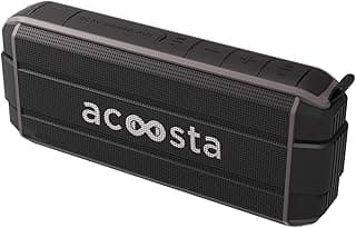 ACOOSTA BOLD 370, IPX5 Waterproof, Portable Wireless Bluetooth Speaker with Bass, 3600 mAh Battery (Upto 24hrs of Playback), True Wireless Stereo, Bui