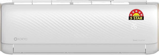 Koryo 1 Ton 5 Star Smart Inverter Split AC with WiFi (Copper, DWKSIFG2012A5S IND12, White)