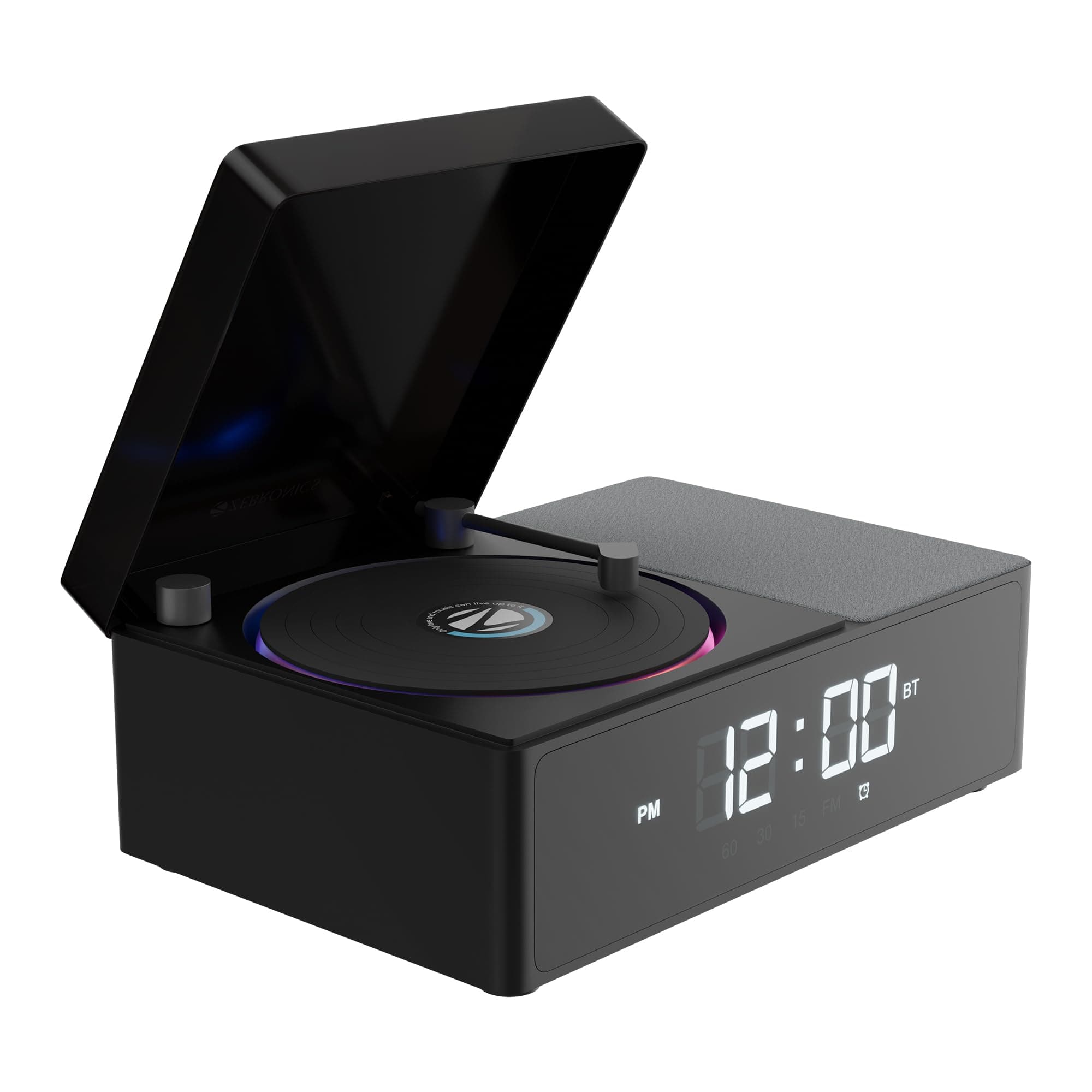 Zebronics 10W Portable Bluetooth v6.0 Speaker, Dual 5.2cm Drivers, 9hr Backup, Retro CD Design, 6 Ambient Sound Effects, TWS Support, Passive Radiator...