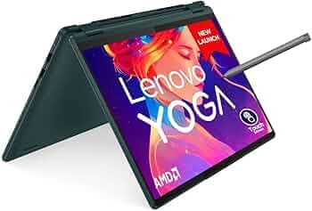 Lenovo Yoga 6 AMD Ryzen 7 7730U 13.3"(33.7cm) WUXGA 2-in-1 300Nits Laptop(16GB/1TB SSD/Win 11/Office 2021/Backlit KB/Digital Pen/1Yr Warranty/Alexa/3 ...