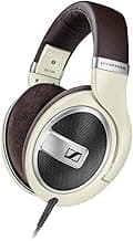 Sennheiser HD 599 Wired Over Ear Headphones without Mic (Silver, Ivory)
