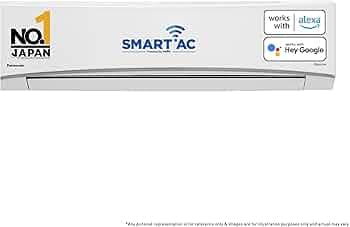 Panasonic 1.5 Ton 3 Star Hot and Cold Wi-Fi Inverter Smart Split AC (Copper Condenser, 7 in 1 Convertible with True AI Mode, PM 0.1 Air Purification F...