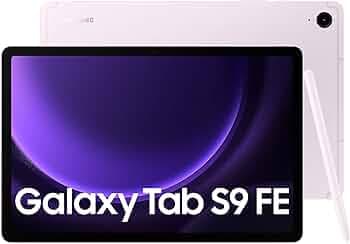 (Refurbished) Samsung Galaxy Tab S9 FE 27.69 cm (10.9 inch) Display, RAM 6 GB, ROM 128 GB Expandable, S Pen in-Box, WiFi+5G, IP68 Tablet, Lavender