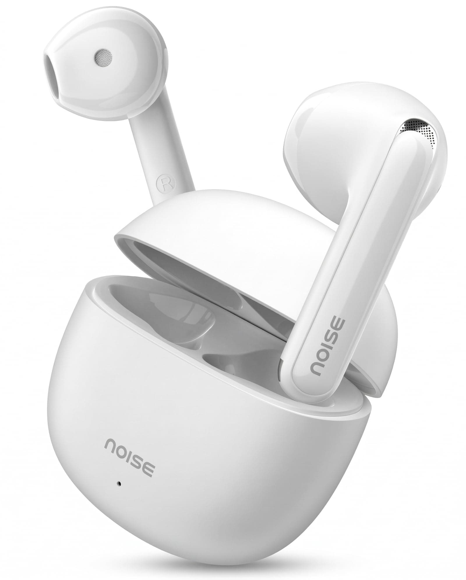 Noise Buds Mini Truly Wireless Earbuds (2026) | Half in-Ear Design | 40H Playtime | Quad Mic ENC for Clear Calls | 13mm Driver | Low Latency Gaming Mo...