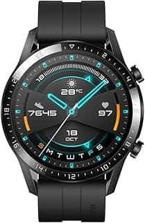 Huawei GT 2 Sport Bluetooth Watch- Matte Black (2 Weeks Battery Life_Wireless_5ATM)