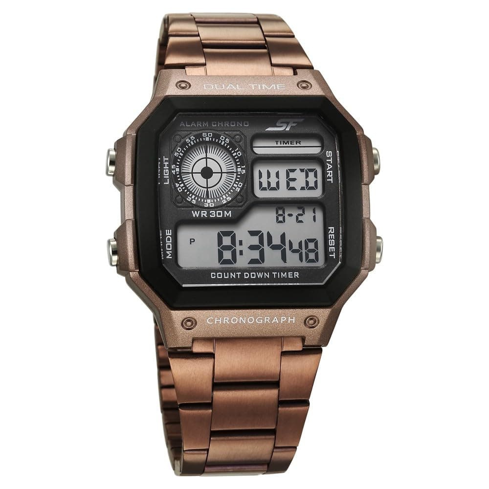 Sonata Festive Hexa Metal Refresh Quartz Analog Multicolor Dial Watch for Men