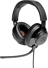 JBL Quantum Wired Over Ear Headphones with Mic (Black)