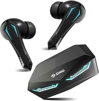 Zimo Newly Launched Sync Plus in-Ear TWS Earbuds, TruTalk AI-ENC Calls, 35H Playtime, Low-Latency, Bluetooth v5.3 Headphones, Voice Assistant, RGB Typ...