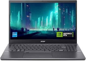 Acer Aspire 5 Gaming Laptop 13th Gen Intel Core i5(16GB RAM/512GB SSD/NVIDIA RTX 2050 4GB Graphics/144Hz/Win11Home)A515-58GM 15.6" FHD Display, Steel ...