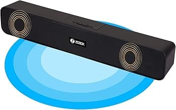 Zoook Harmony Bar Bluetooth Soundbar 20W/USB/TF/AUX-in/Hands-Free/Bluetooth 5.0/4-5 Hrs. Backup/Portable/Bluetooth Speaker/Small/ 2500 Mah Massive Bat