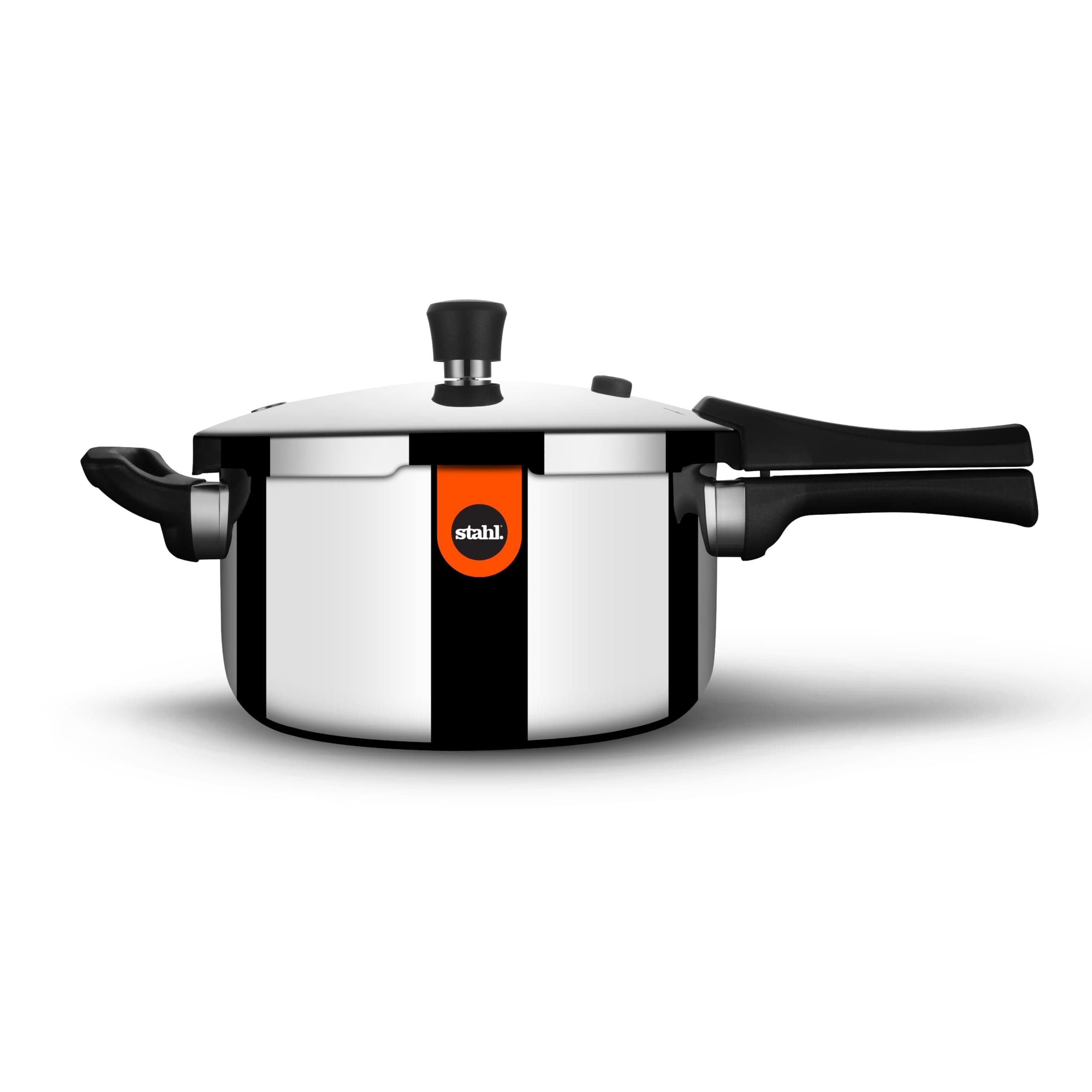 Stahl Triply Stainless Steel Xpress Pressure Cooker Outer Lid Standard, 9242, 2.5 Liters