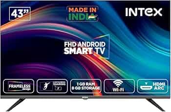 Intex 109 cm (43 inches) Full HD Smart LED TV Smart LED-SFF4320 (Black)