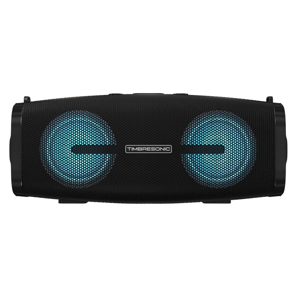 Timbresonic ACE Indoor & Outdoor Party Portable Wireless Bluetooth Speaker 5.0| 10 watts Stereo LED Light Speaker (Ace Black) Speakers