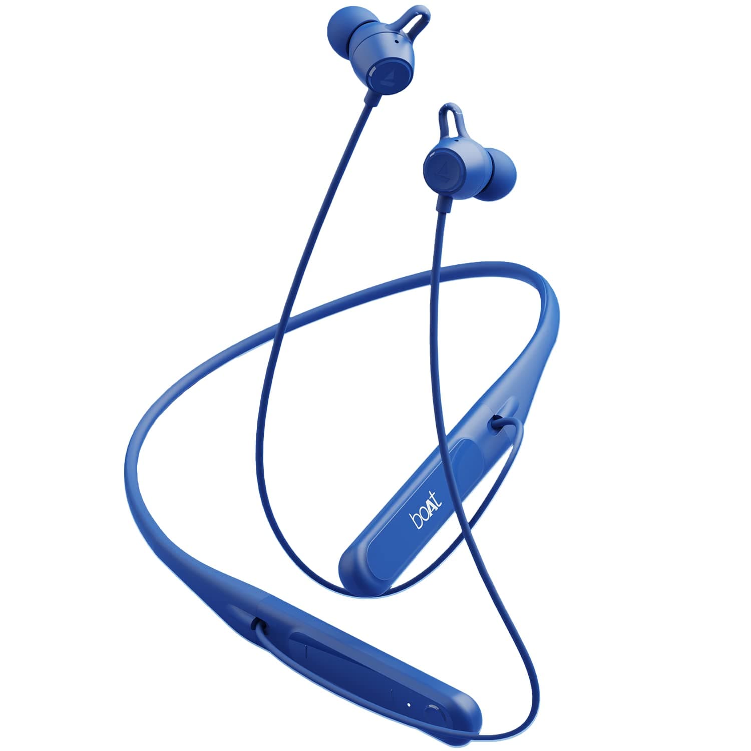 boAt Newly Launched Rockerz 255 Touch Neckband with Full Touch Swipe functionality with Up to 30H Playtime, ASAP™ Charge, Beast™ Mode, Spatial Sound, Touch Control, ENx™ Technology(Deep Blue)