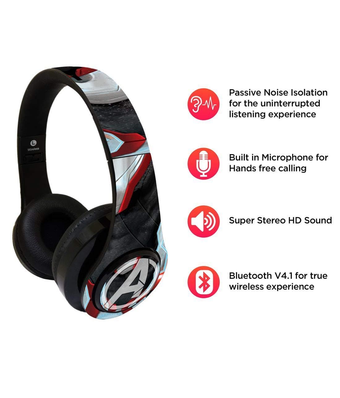 Macmerise SODCIBLDC4250 Truly Wireless Bluetooth On Ear Headphone with Mic (Multicolour)