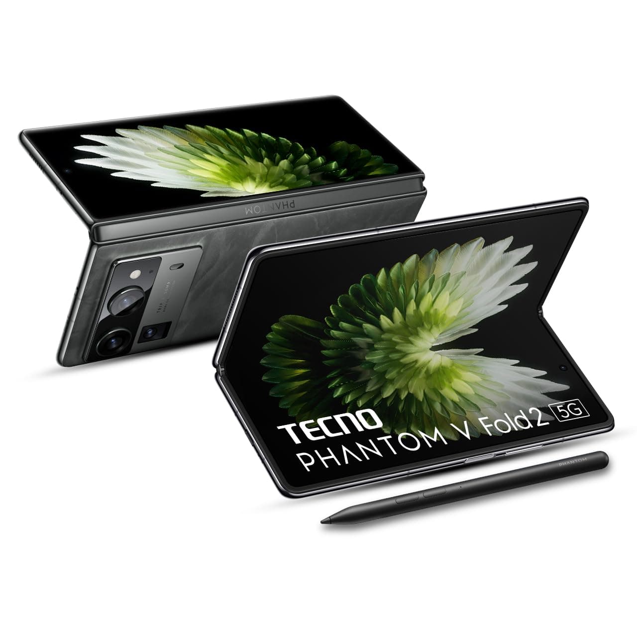 TECNO Phantom V Fold 2 (Karst Green, 12GB+512GB) | Strongest Fold Ever | Largest Battery in Fold Segment-5750mAh | Segment Largest Display | Rear - Tr...