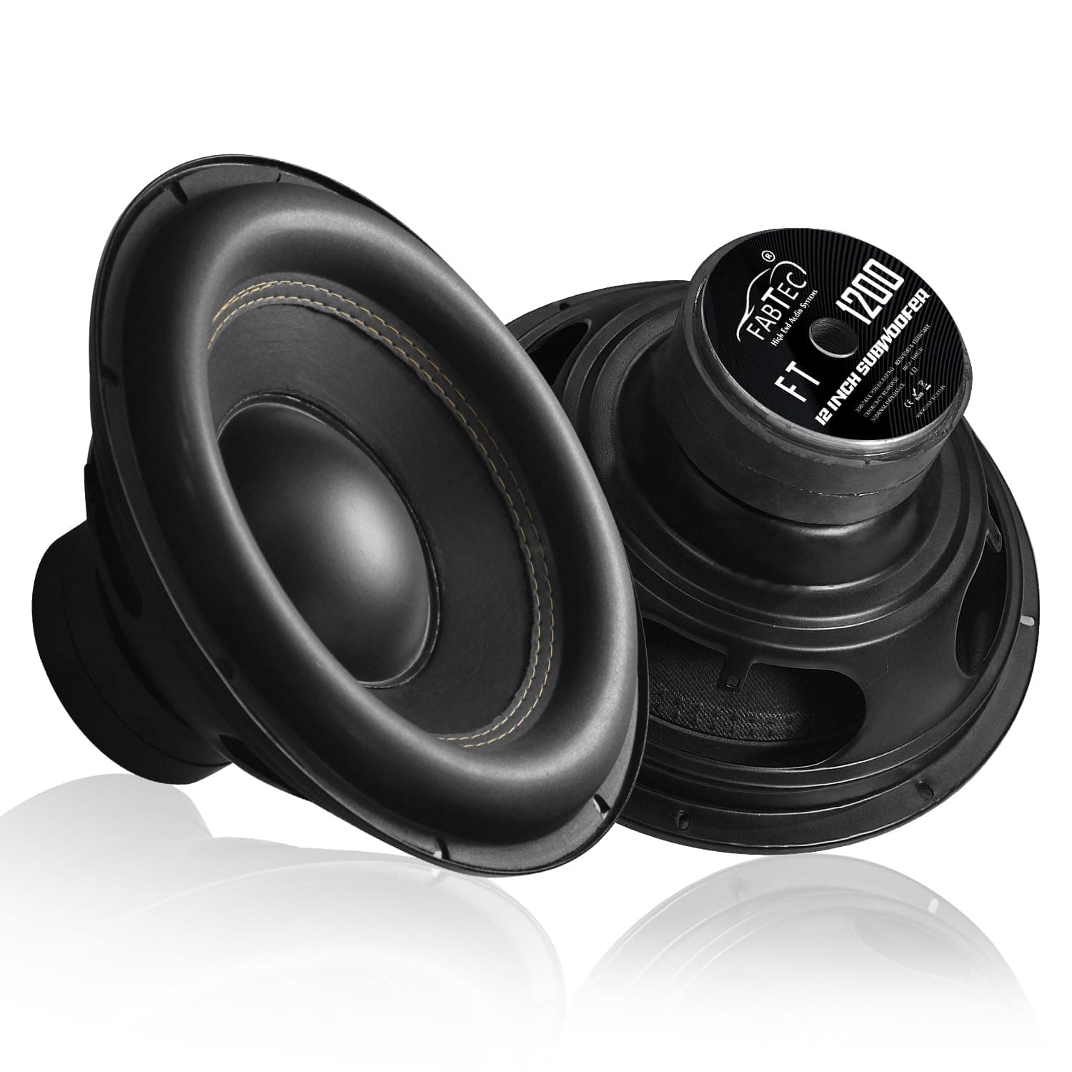 FABTEC 12 Inch 400w RMS Woofer with 1600w Peak Power & 4 Layer Copper Coil for Cars, Home Theatre, Bass Audio Systems & DIY Projects (1.5" Voice Coil ...