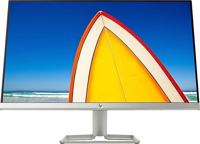 HP 24 inch (61.0 cm) Ultra-Slim LED Backlit Gaming Monitor - Full HD, 75 Hz Refresh Rate, AMD Free Sync,Anti-Glare, IPS Panel with VGA and HDMI Ports 