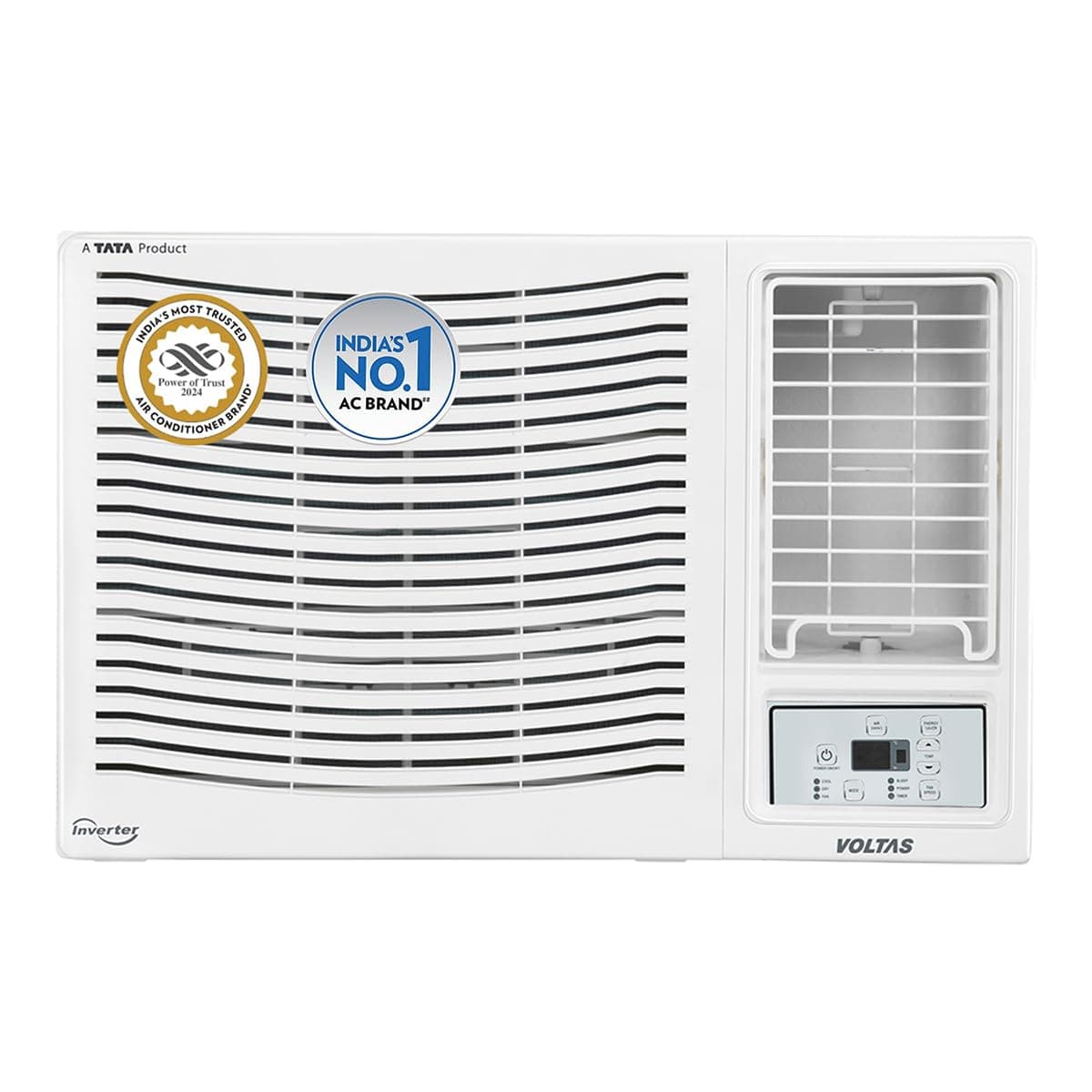 Voltas 1.5 Ton 3 Star Fixed Speed Window AC(Copper, Turbo Mode, 2024 Model,183 Vectra Prism, White)