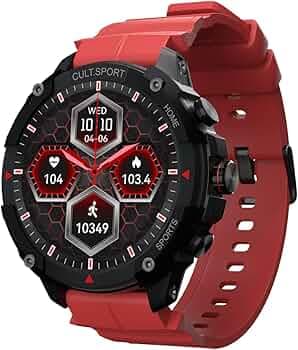 CULTSPORT Cult.Sport Ranger Xr, 1.43" Amoled Smartwatch, Outdoor Rugged Smartwatch, 850 Nits, Always On Display, Bluetooth Calling, 420Mah Battery, Sp...