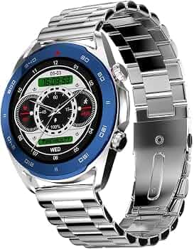 Boltt Fire Spectre Stainless Steel Luxury, 33.5mm (1.32 inch) Display, 360 * 360 Px High Res Smartwatch