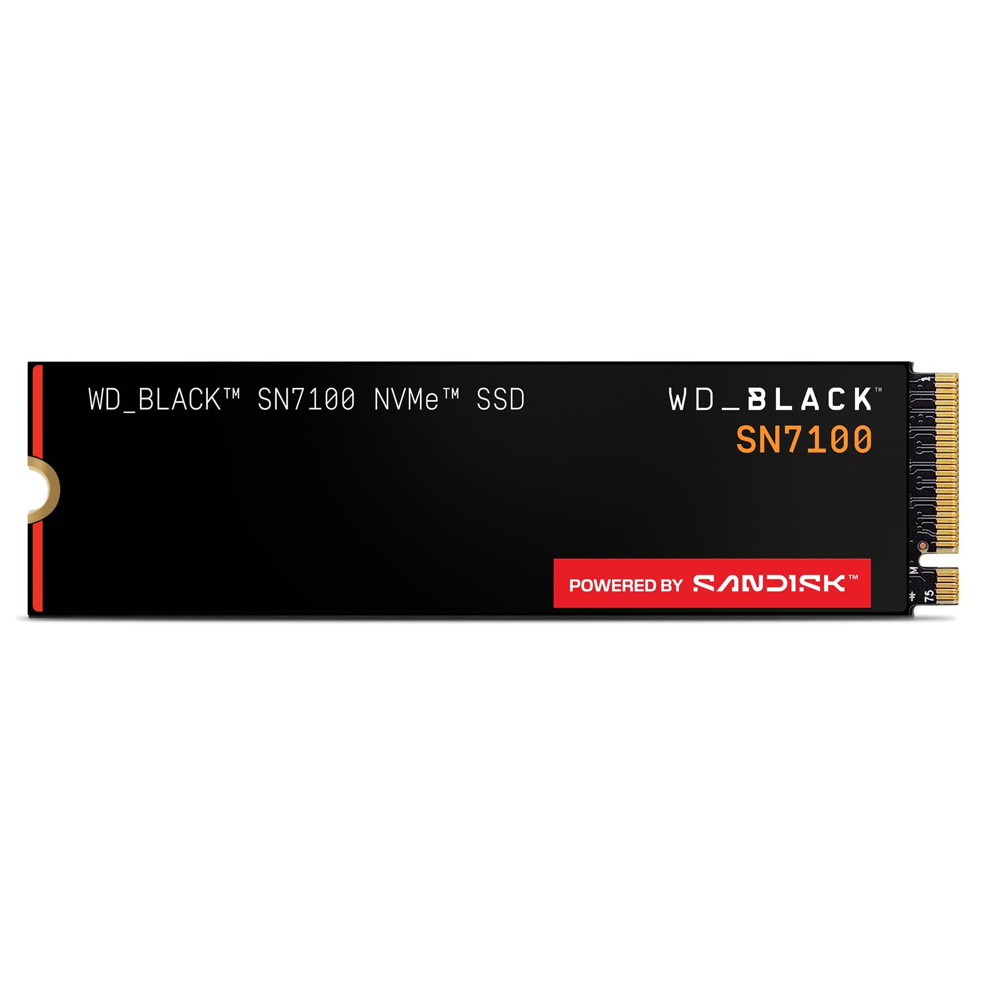 WD_Black SN7100 NVMe 2TB, Upto 7250 Mb/s, 5 Y Warranty, PCIe Gen 4 NVMe M.2 (2280), Gaming Storage, Internal Solid State Drive (SSD)