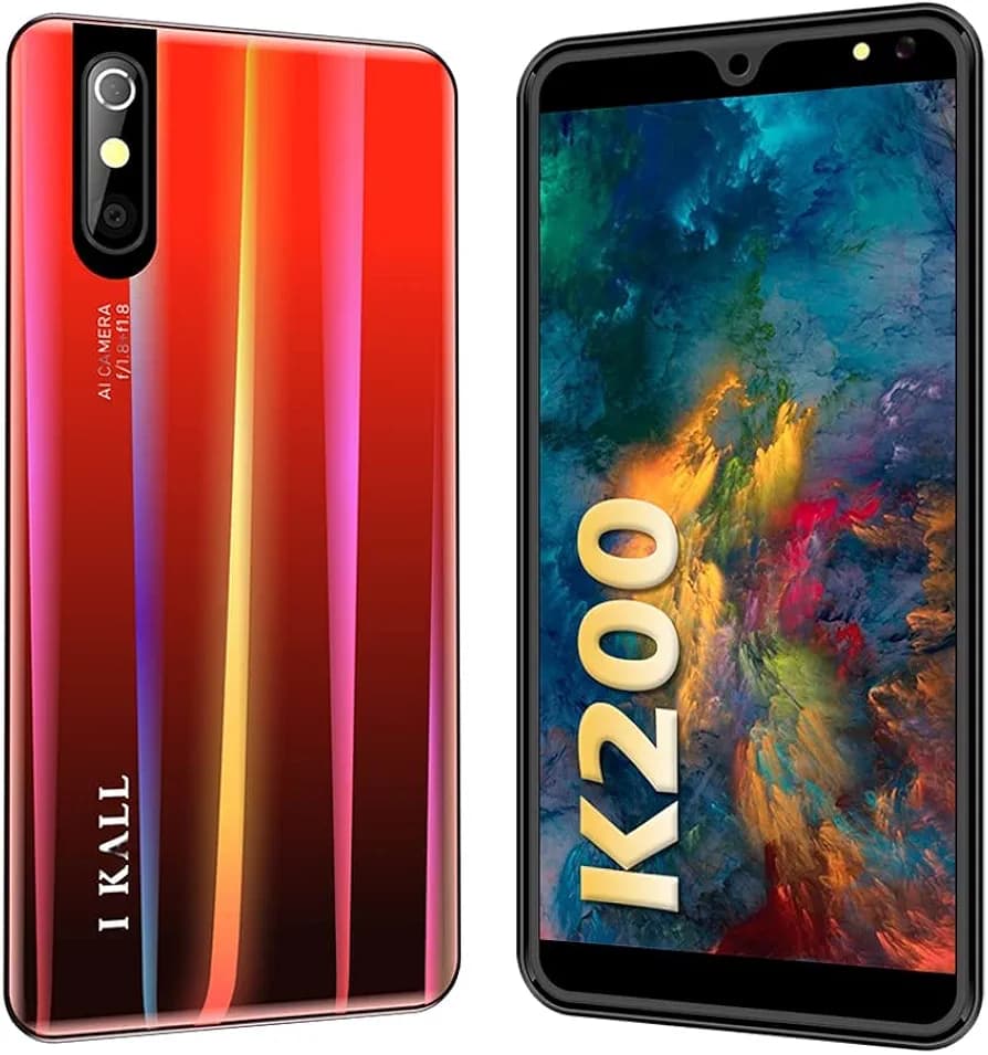 IKALL K200 5.5 Inch 4G Smartphone (2GB RAM, 16GB Internal Memory) (Red)