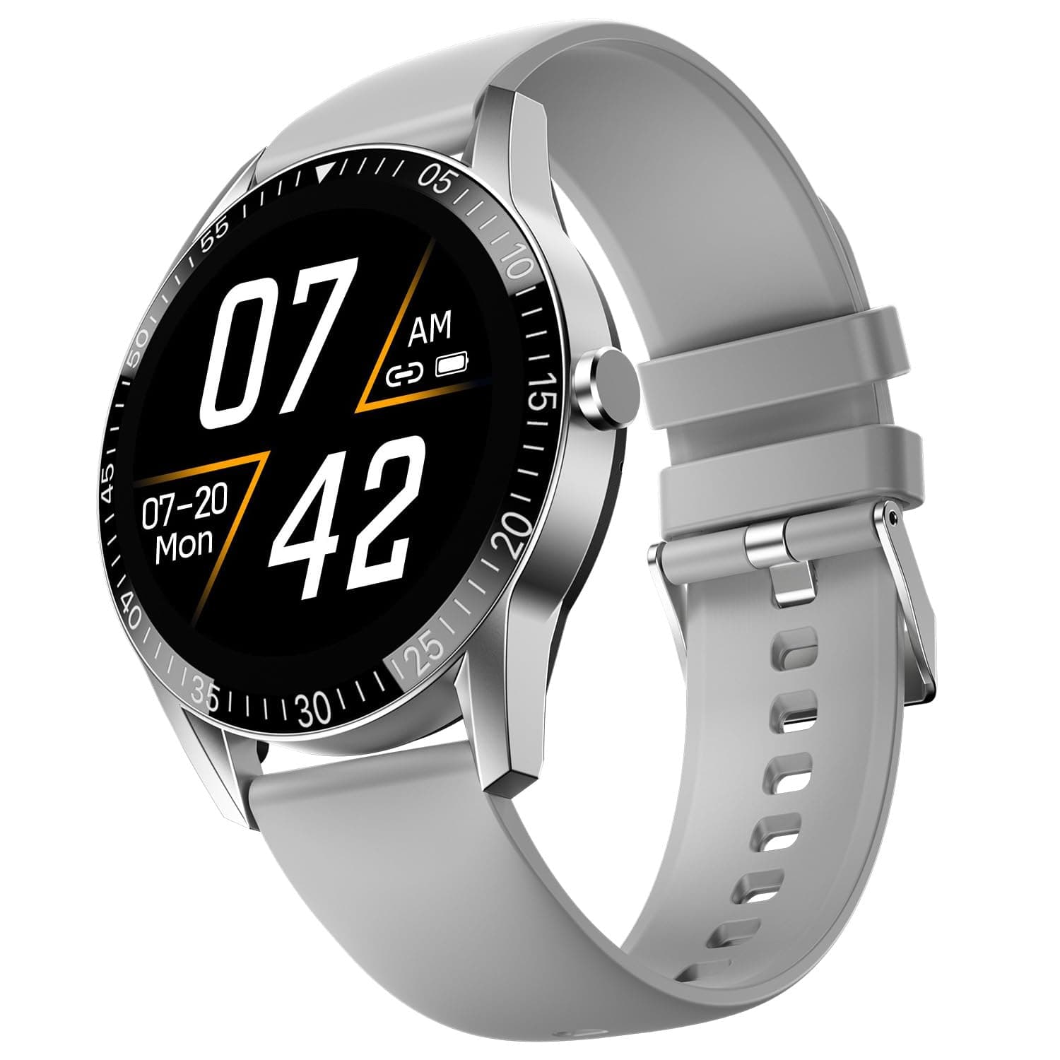 Fire-Boltt Talk 2 Pro Bluetooth Calling Smartwatch, 1.39" TFT Display with Dual Button, Hands On Voice Assistance, 120 Sports Modes, in Built Mic & Speaker with IP68 Rating (Grey)