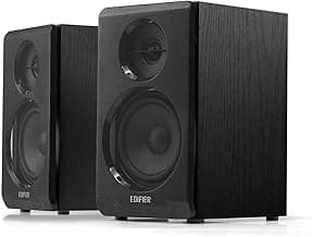 Edifier R33BT 10 Watt 2.0 Channel Wireless Bluetooth Bookshelf Speaker (Black)