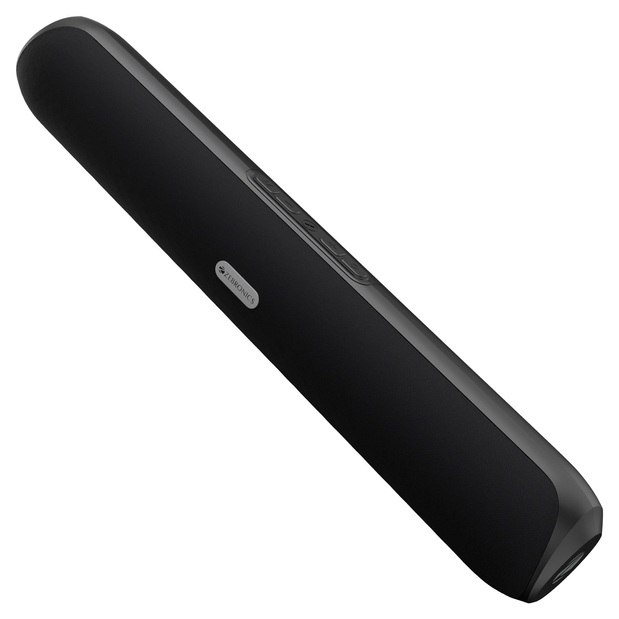 Zebronics Wireless Bluetooth Soundbar, 26 Watts, Upto 7 Hours Playback, Dual 52mm Drivers, Dual Passive Radiators, LED Indicator, TWS, Fabric Finish, ...