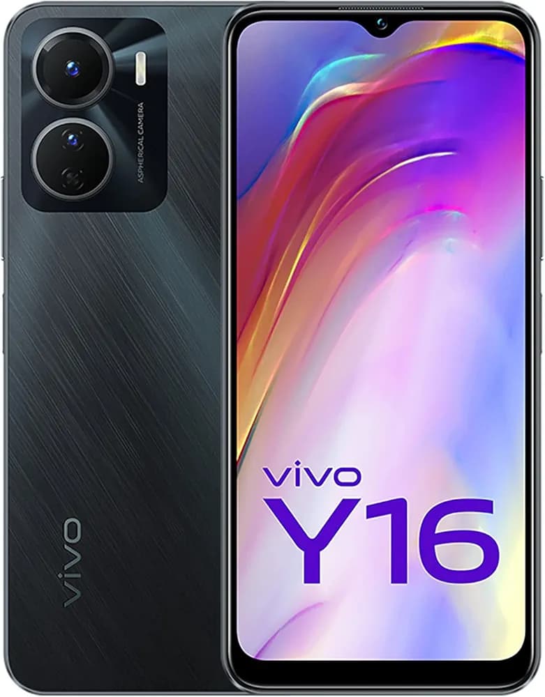 Vivo Y16 (Stellar Black, 4GB RAM, 128GB Storage) Without Offers