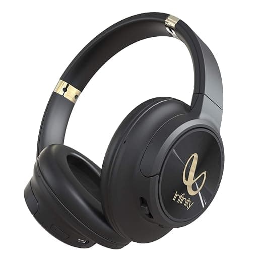 Infinity (JBL) Glide 4000, Wireless Over Ear Headphone with Mic, Upto 50Hrs Playtime, 40mm Dynamic Drivers, 4 EQ Modes, NFC, AUX & Bluetooth 5.0 with 
