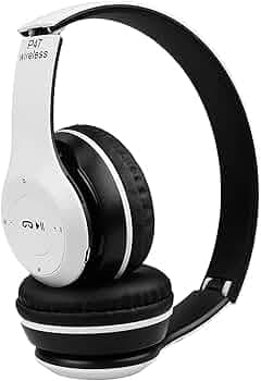Adjustable Headband P47 Bluetooth Headset Noise-Cancelling Wireless Headphones With Aux Input Slot (Pack Of 1),over ear