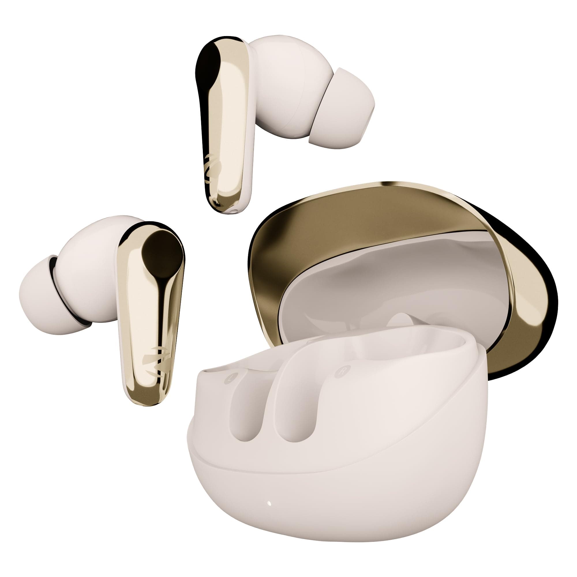 ZEBRONICS Monk+, in-Ear, Noise Cancellation Earbuds, Upto 25 Hours Backup, ANC, Flash Connect, ENC, Gaming Mode, Voice Assistant, Bluetooth v5.4, Touc...