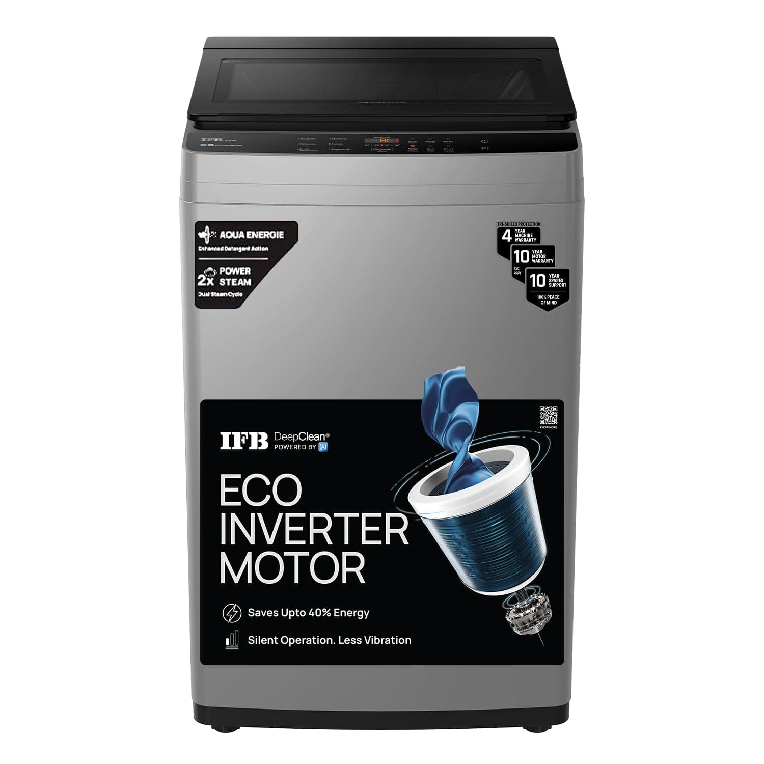 IFB 6.5 Kg 5 Star AI Powered DeepClean Technology Fully Automatic Top Load Washing Machine with Eco-inverter(TL650MG1ID, Activmix, AquaEnergie, Inbuil...