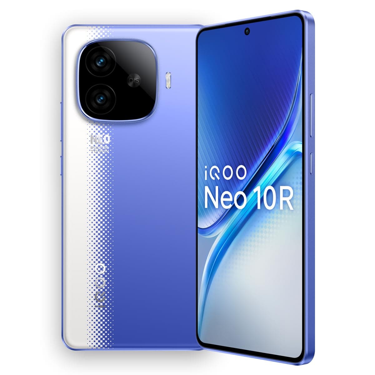 iQOO Neo 10R 5G (Raging Blue, 8GB RAM, 128GB Storage) | Snapdragon 8s Gen 3 Processor | India's Slimmest 6400mAh Battery Smartphone | Segment's Most S...