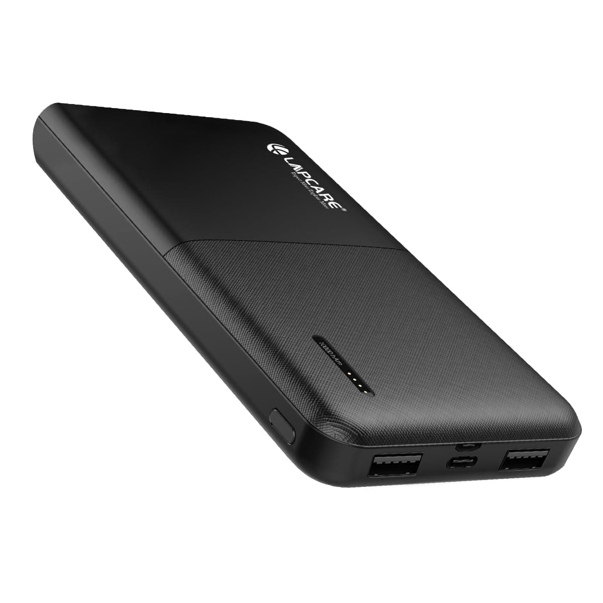 LAPCARE Smart Tank 10000mAh Li-Polymer Power Bank with LED Indicator, 2.1A Outputs & Dual Input Type B, Type C, 10W Fast Charging, Smart Chip, Low Pow...