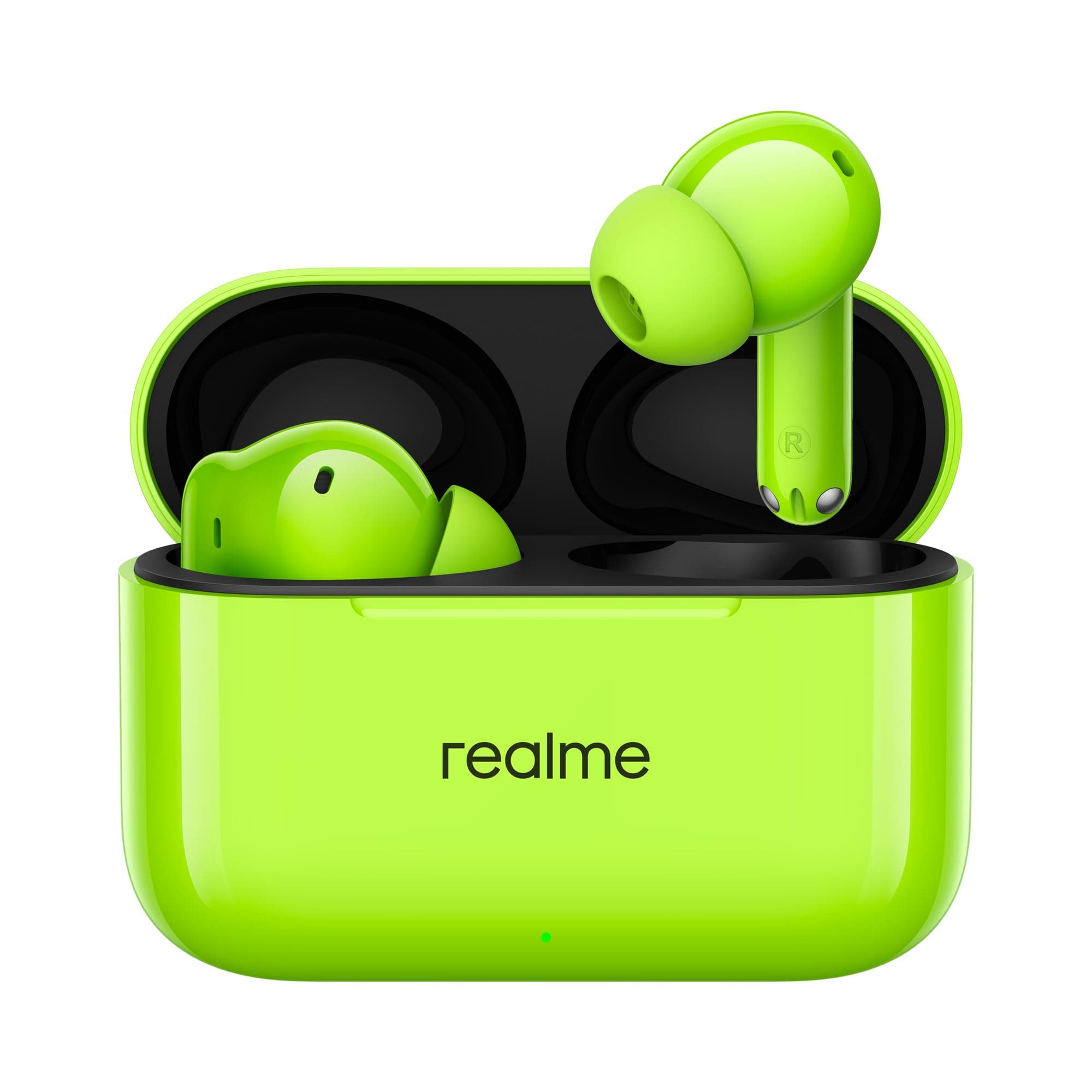 realme Buds T200 True Wireless Earbuds with Hi-Res Audio, 12.4mm Dynamic Bass Drivers, 32 dB ANC, Quad Mic, 45ms Latency, Upto 50 Hrs Playback, Fast C...