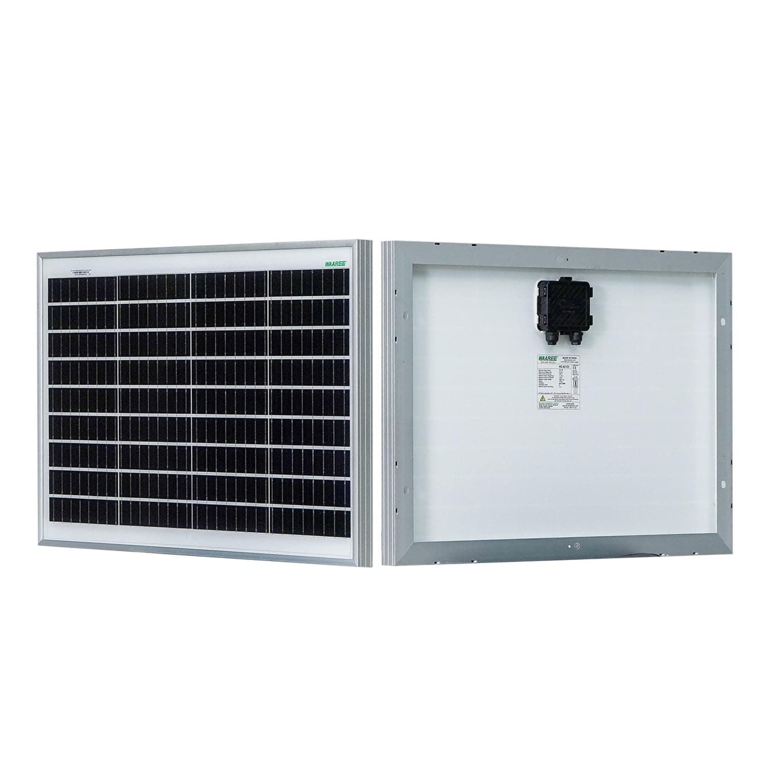 WAAREE 50 Watt Mono Perc Solar Panels (Single Panel)