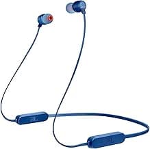 JBL Tune 165BT by Harman Wireless in Ear Neckband Headphone with Mic (Blue)