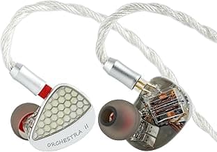 Linsoul Kiwi Ears Orchestra II 10BA Professional HiFi Wired IEM Earbuds | In Ear Monitor, with Superlative Tonal Balance, ...