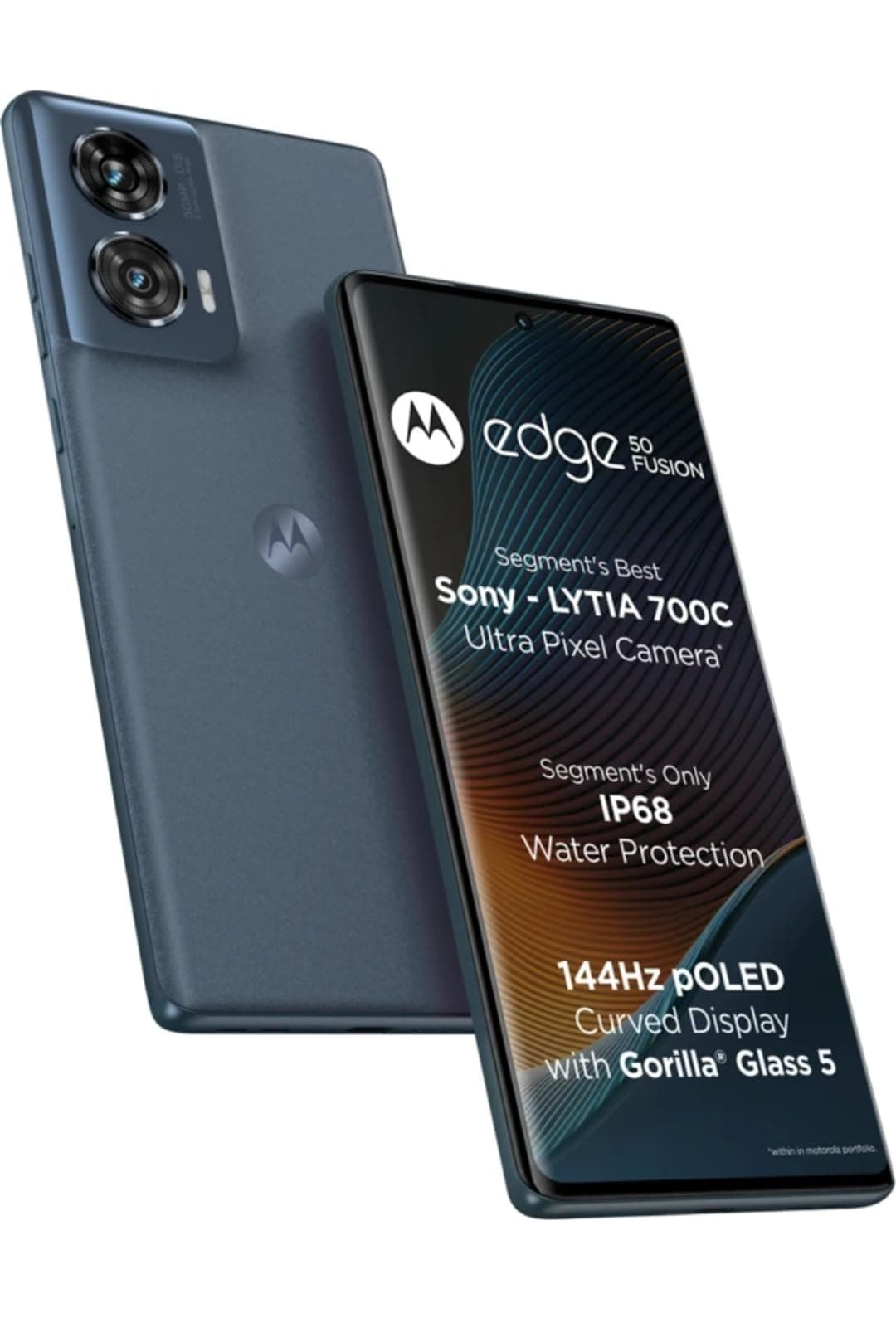 Motorola Edge 50 Fusion 5G (Forest Blue, 8GB RAM, 128GB Storage)