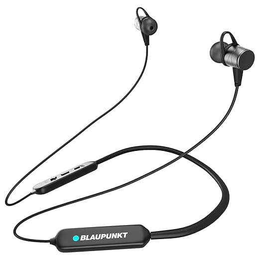 Blaupunkt Germany's BE40 Bluetooth Wireless in Ear Earphones with Mic (Black) In-Ear