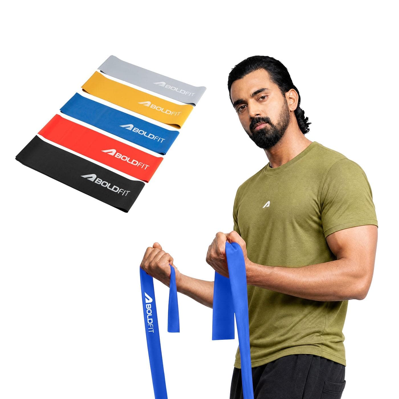Boldfit Resistance Band Pilates Resistance Bands for Workout Exercise for Home Gym Fitness Band for Stretching Exercise Band for Women Resistance Band...