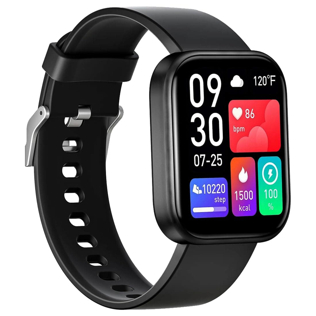 M I D116 Fitness Band Smart Watch for Men, Women, Boys, Girls, Kids  Single Touch Interface, Water Resistant, Workout Modes, Quick Charge Sports Smart...