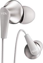 TCL Elit300 in-Ear Earbuds Hi-Res Wired Dual Driver Headphones with Piezo Drivers and Built-in Mic – Cement Gray