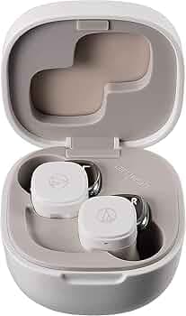 Audio-Technica ATH-SQ1TWWH Wireless in-Ear Headphones, White